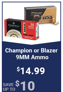 Save up to $10 on Blazer Ammo
